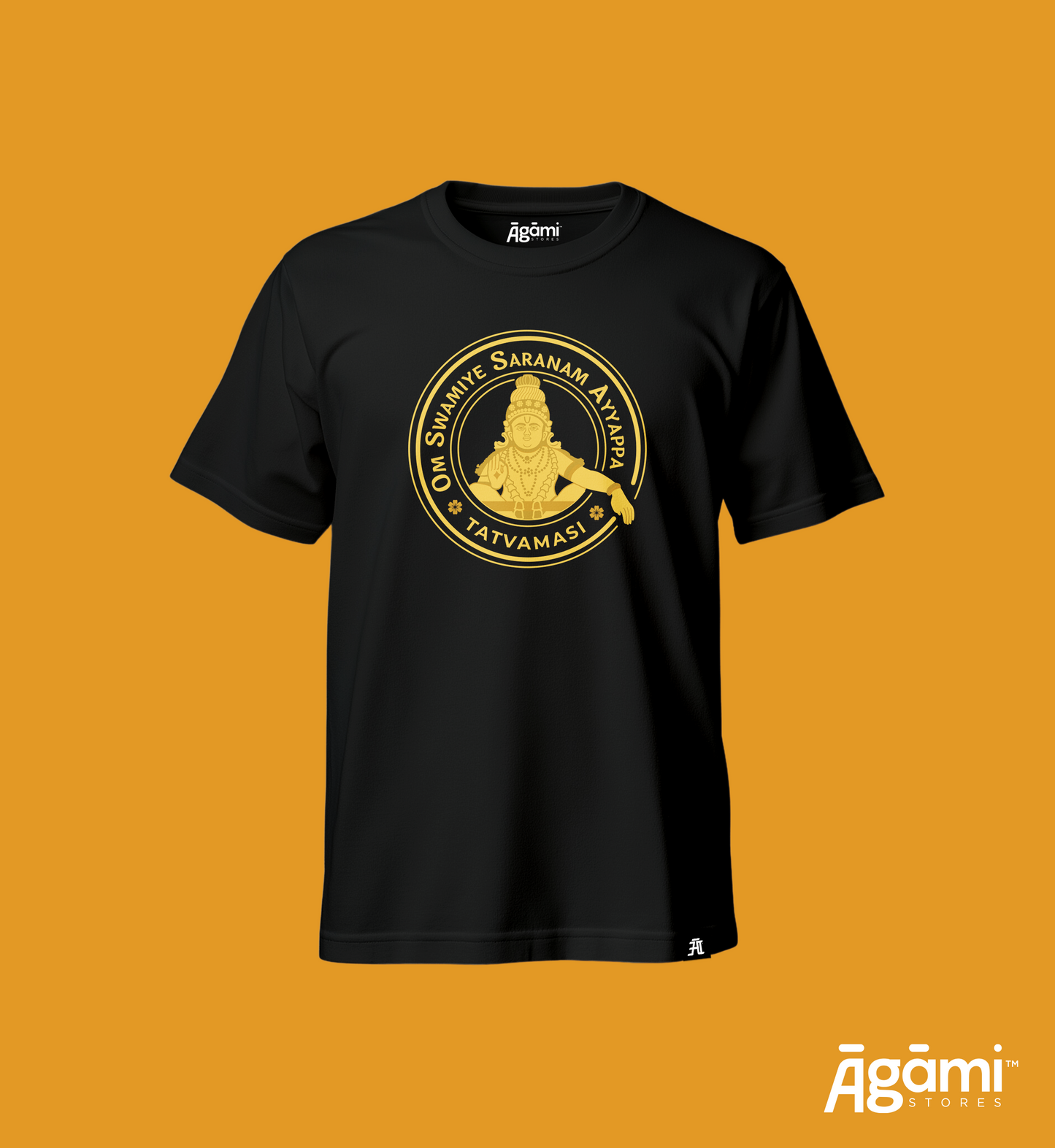 Ayyappa Tshirt - Black | Regular Fit