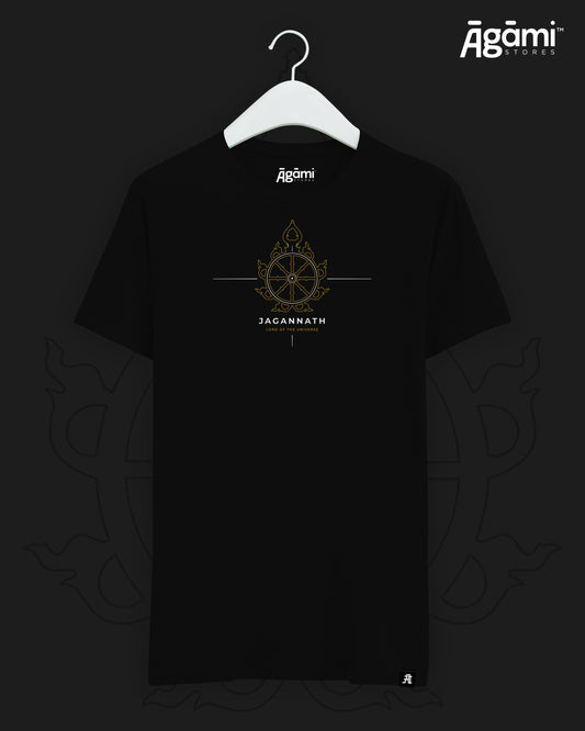 Shree Jagannath – Lord of the Universe | Black Regular Fit T-Shirt