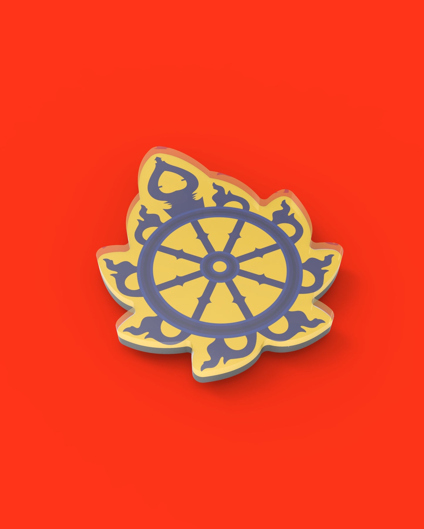Shree Jagannath Nilchakra | Acrylic Fridge Magnet