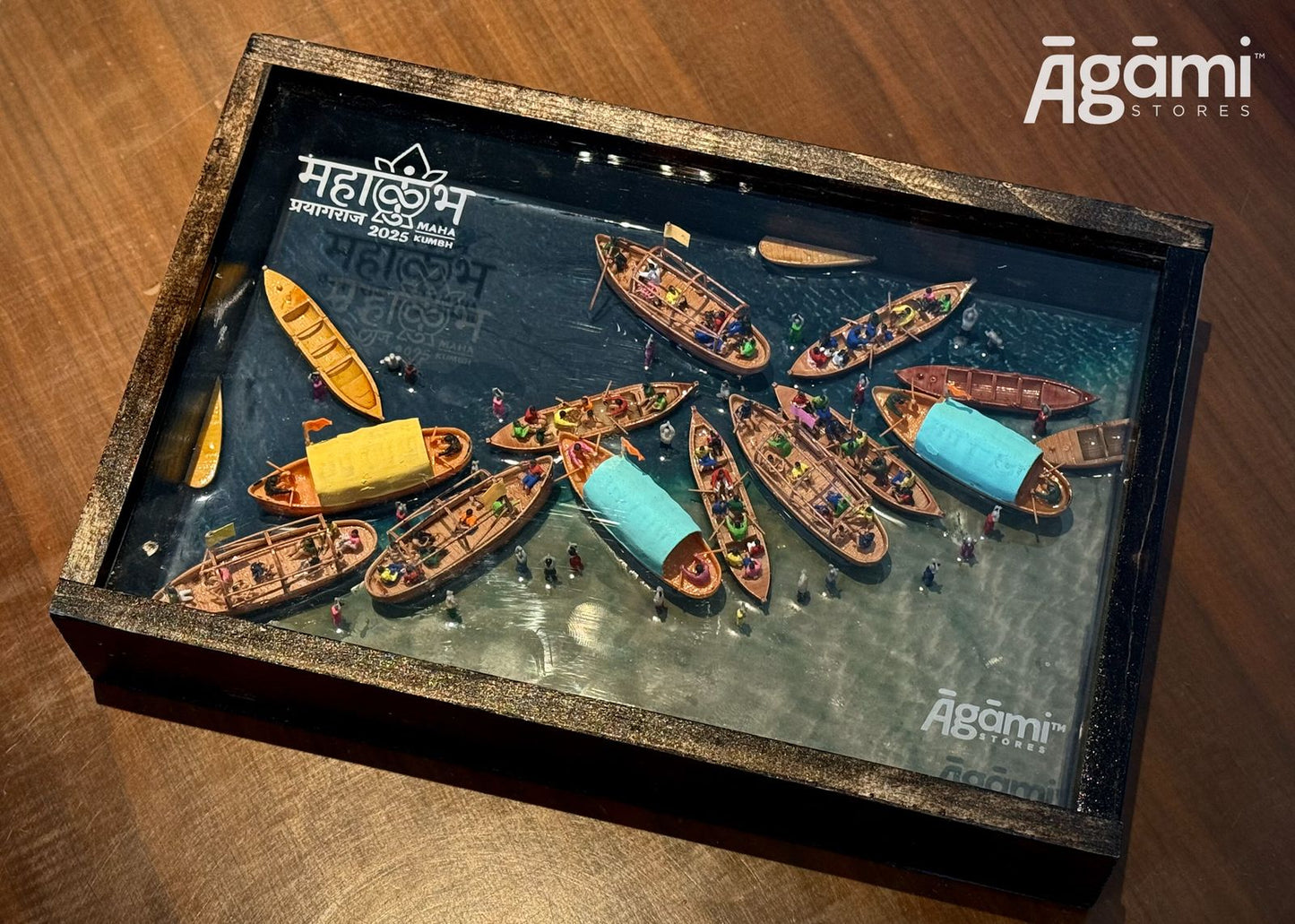 Miniature Mahakumbh 2025 – Resin Showpiece (Limited Edition #001 - #144)