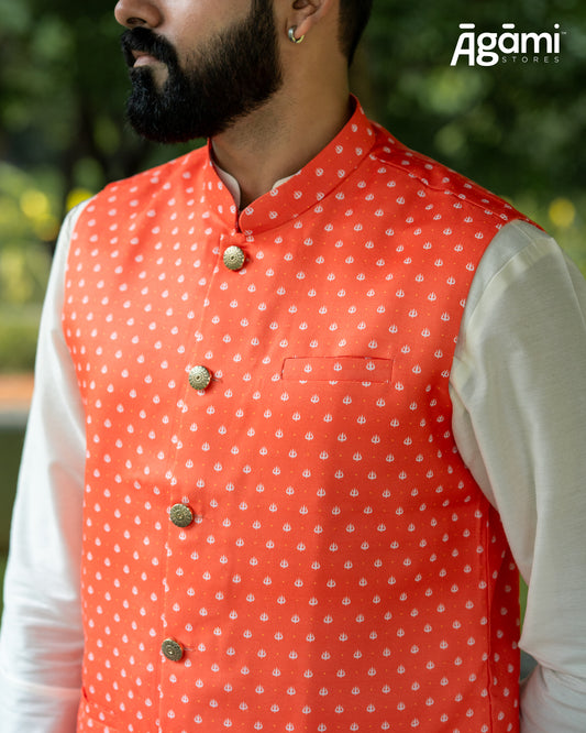 Orange Trishul | Modi Jacket