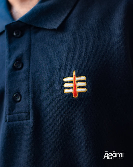 Mahakal Shiva Pack | Polo Neck T-shirt, Stickers & Badge