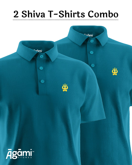 Combo Pack of 2 Polo Shiva Tshirts