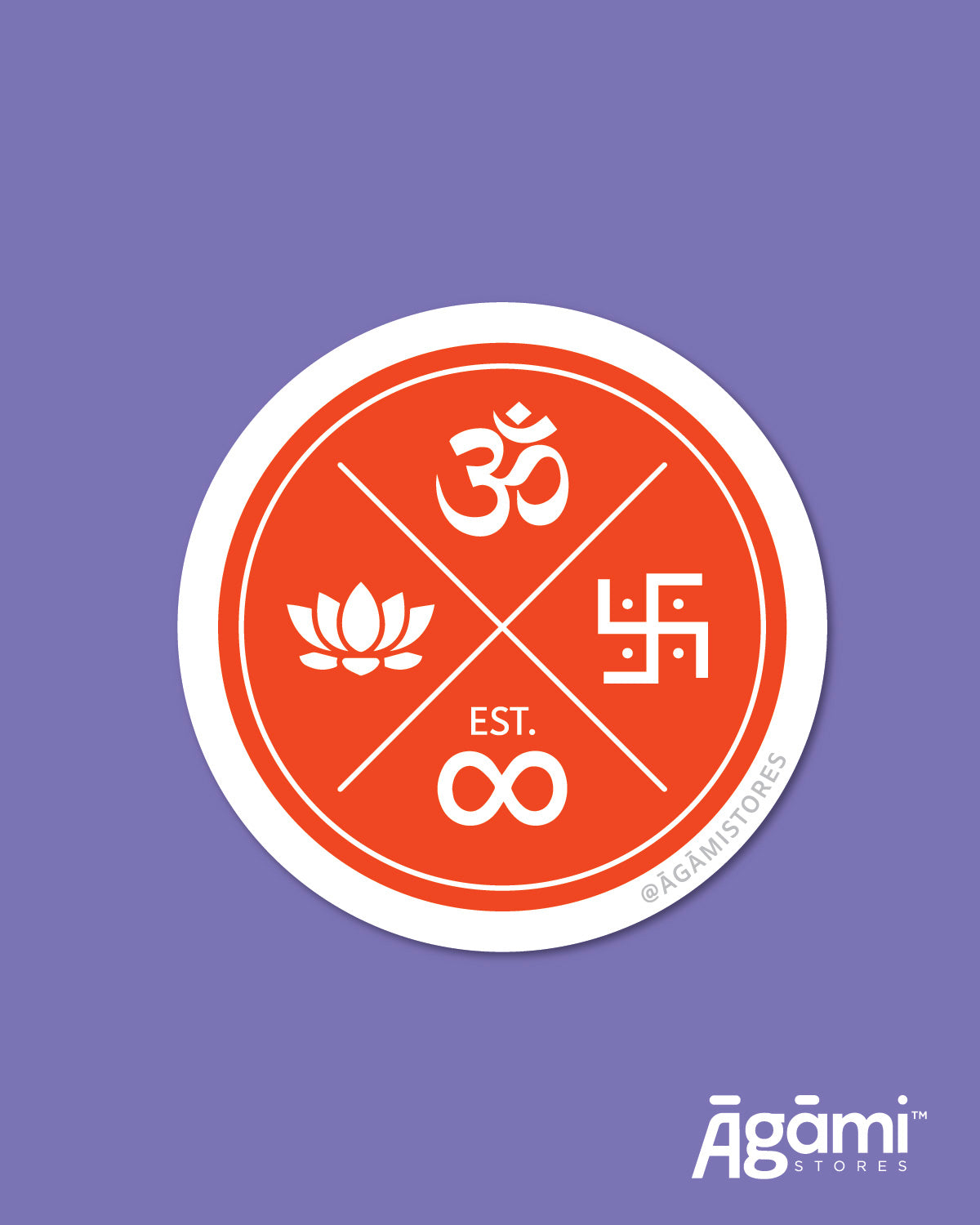 Symbols of Dharma Emblem | Laptop & Mobile Sticker