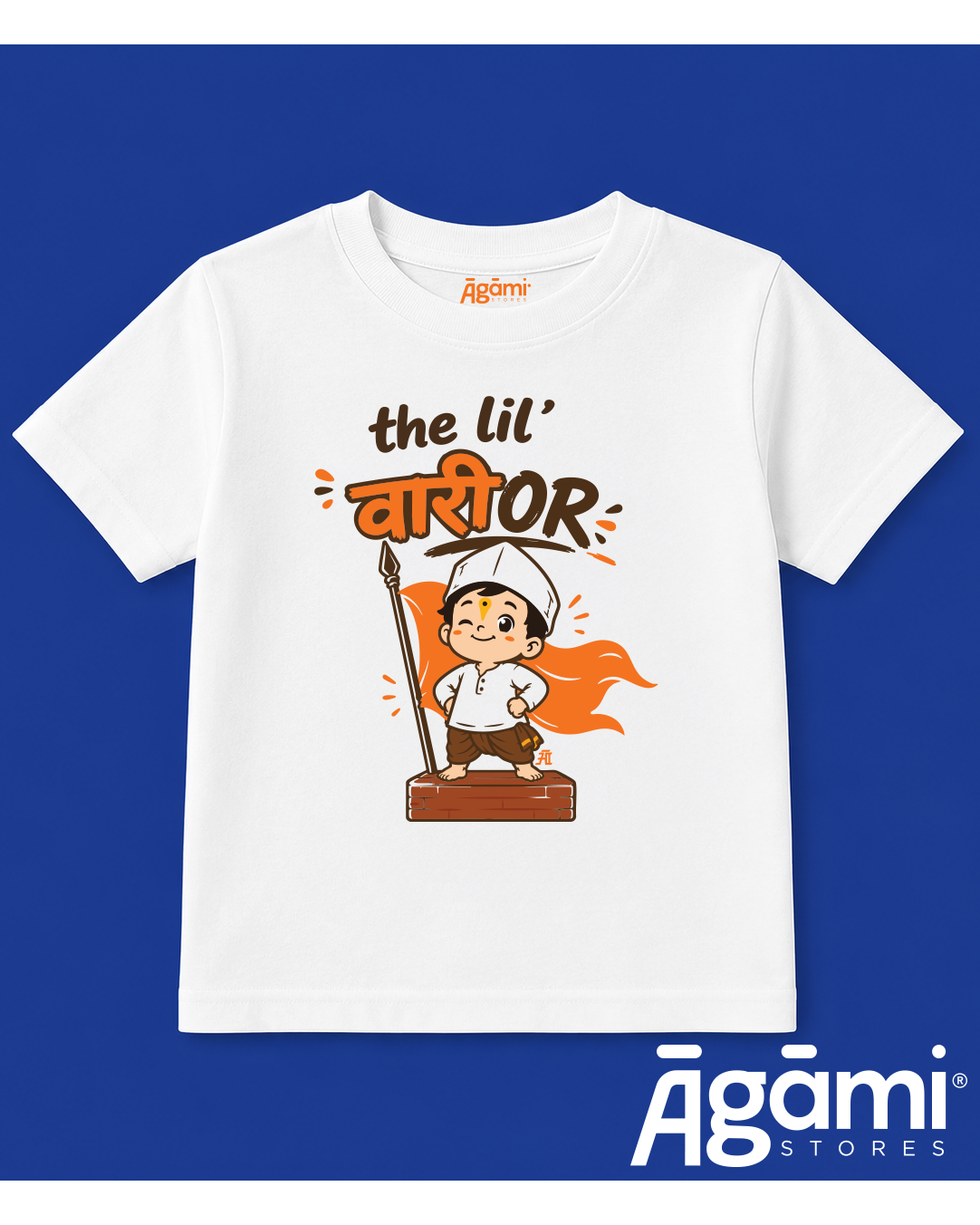 The Lil' Warrior Kids Tshirt | White