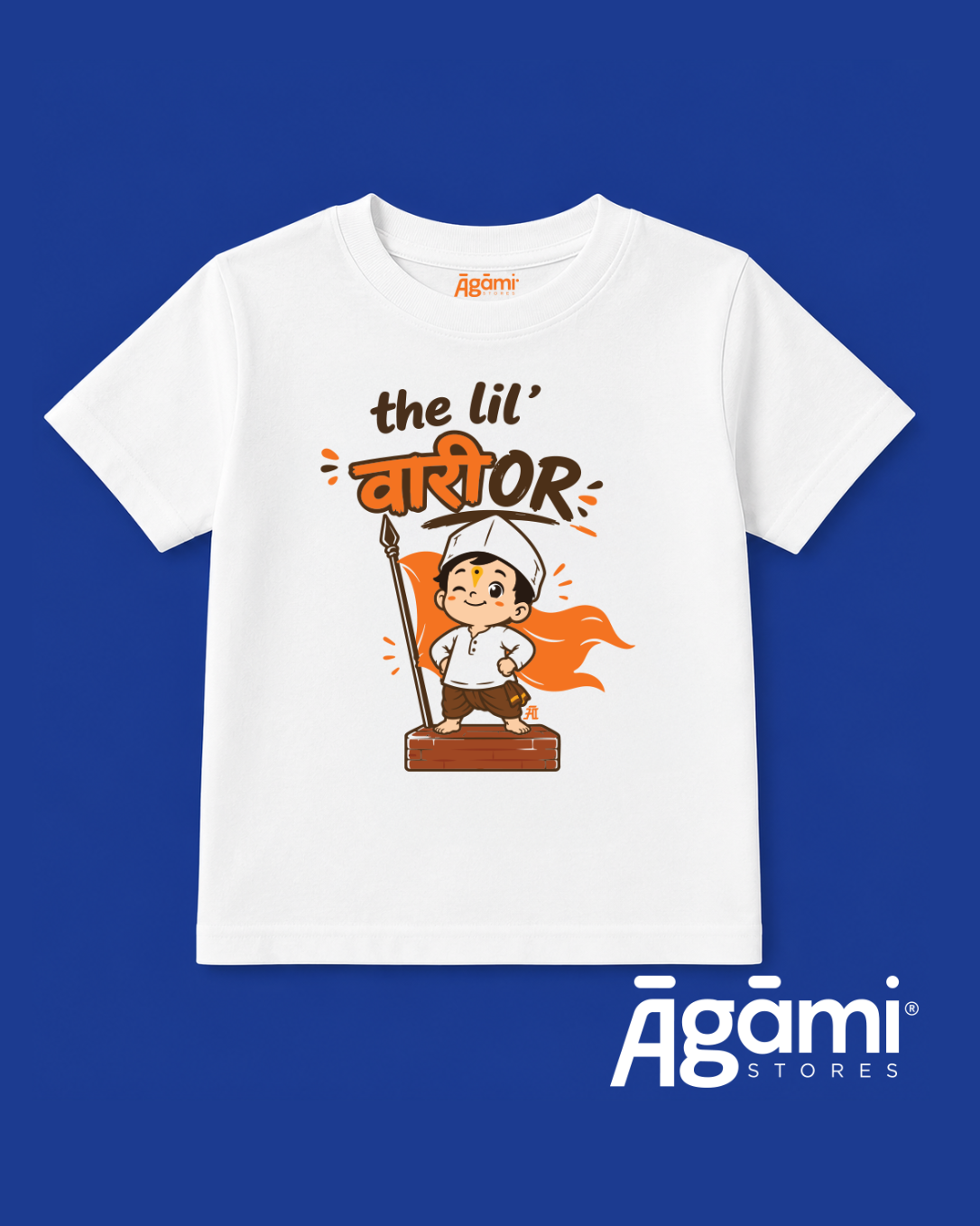 The Lil' Warrior Kids Tshirt | White