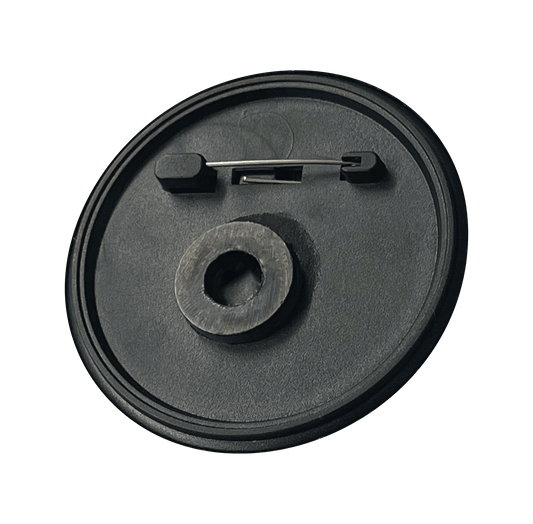 Sanātana Dharma - Steel Grey | Pin Badge + Magnet - Āgāmi