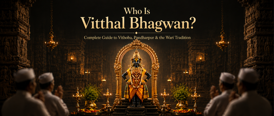 Lord Vitthal at Pandharpur full idol, standing on brick, arms akimbo