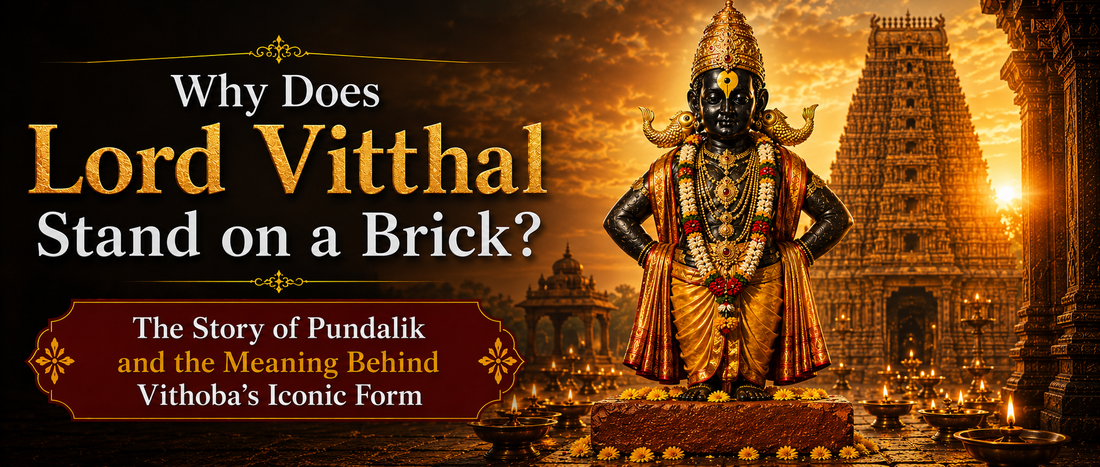 Why Does Lord Vitthal Stand on a Brick? The Story of Pundalik and the Meaning Behind Vithoba's Iconic Form