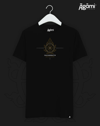 Shree Jagannath – Lord of the Universe Tshirt | Black - Oversized Fit