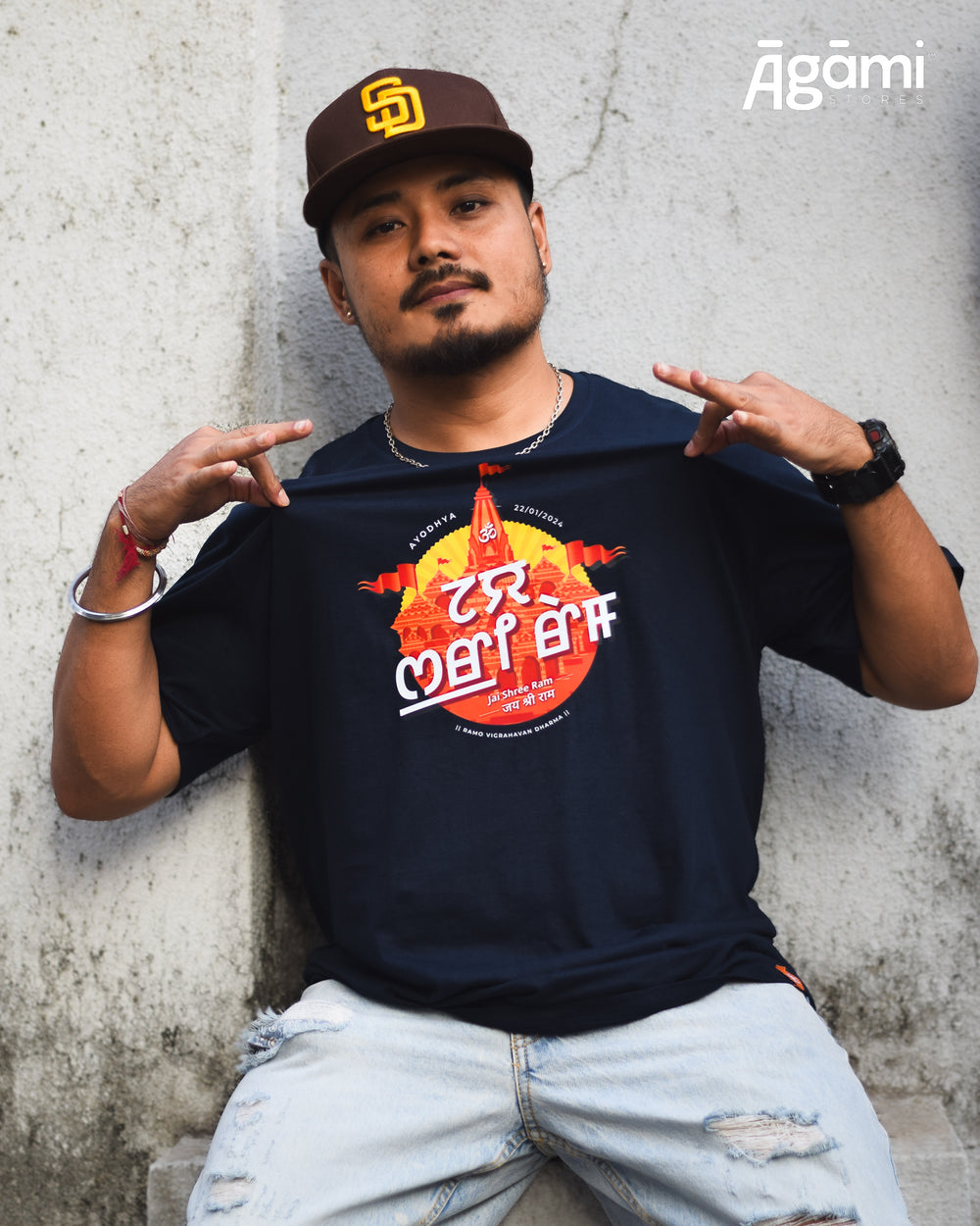 Jai Shree Ram Tshirt - Meitei Mayek