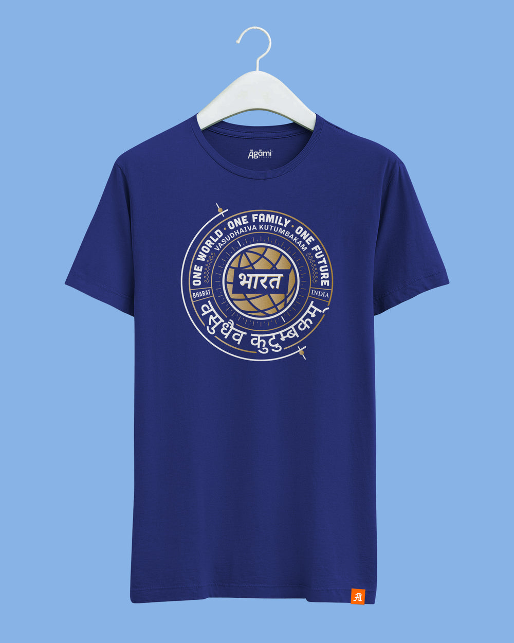 Vasudhaiva Kutumbakam Bharat - Royal Blue