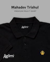 Trishul Polo Neck - Black