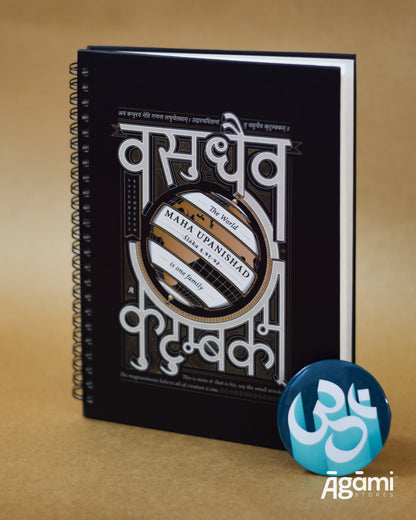 A5 Wiro Diary + Badge