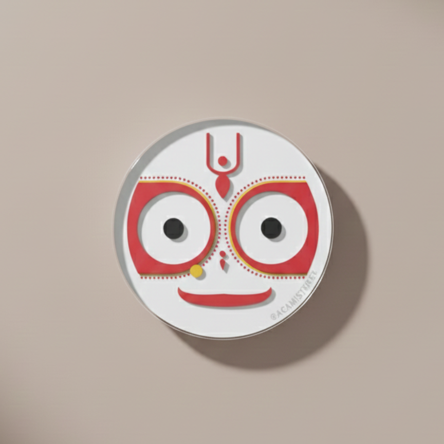 Puri Balbhadra's Face | Fridge Magnet