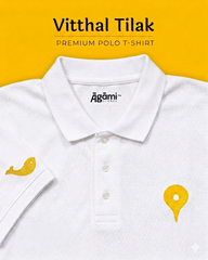 Vitthal Tilak Polo Tshirt - White