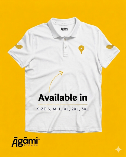Vitthal Tilak Polo Tshirt - White