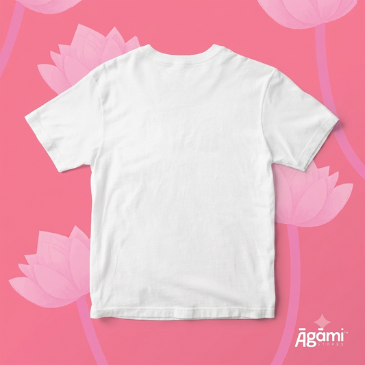 Jai Maa Durga Kids Tshirt | White