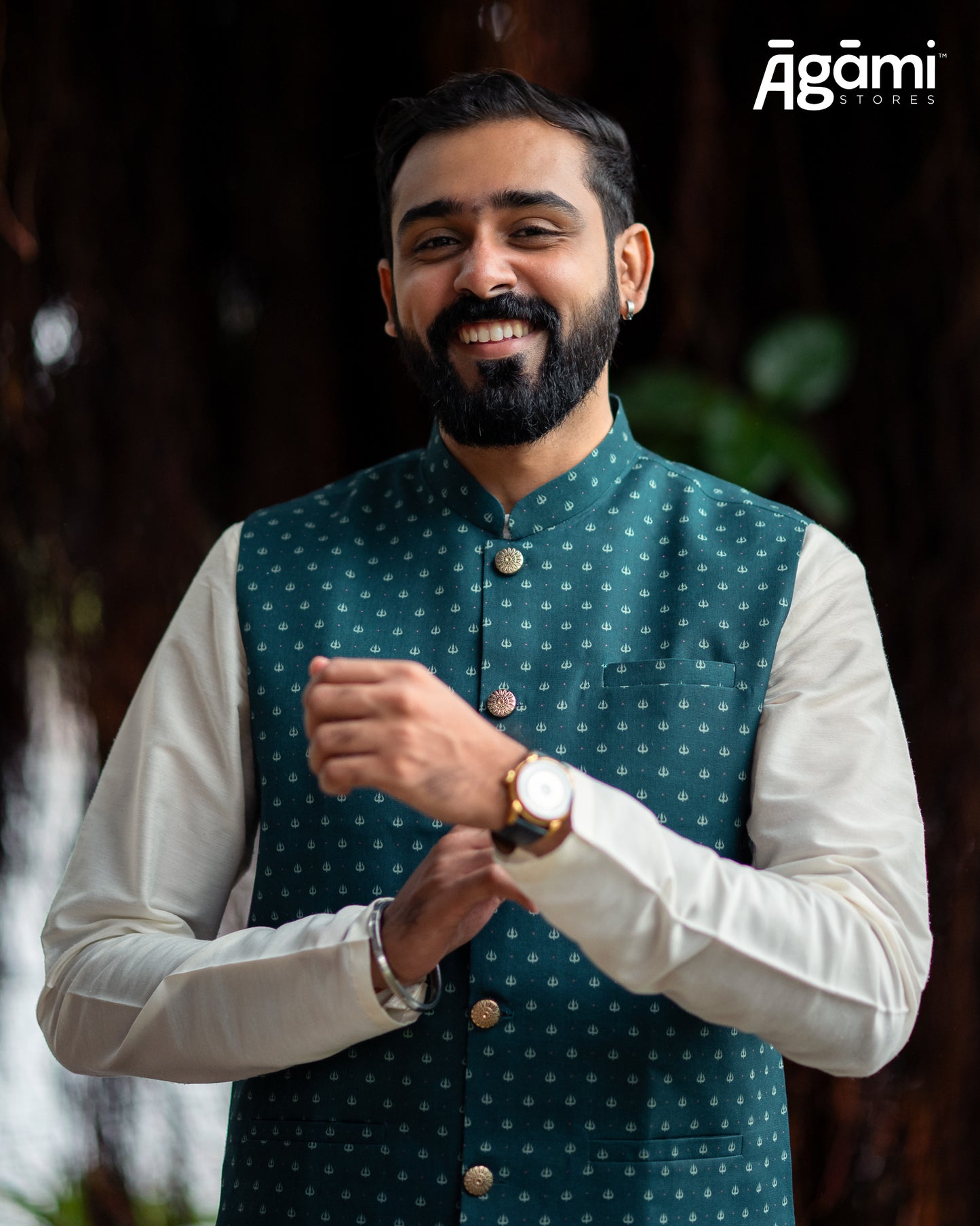 Green Trishul | Modi Jacket