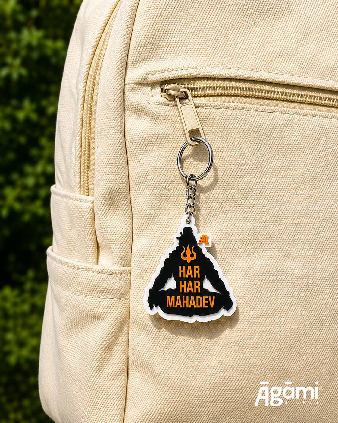 Har Har Mahadev | Silicon Keychain