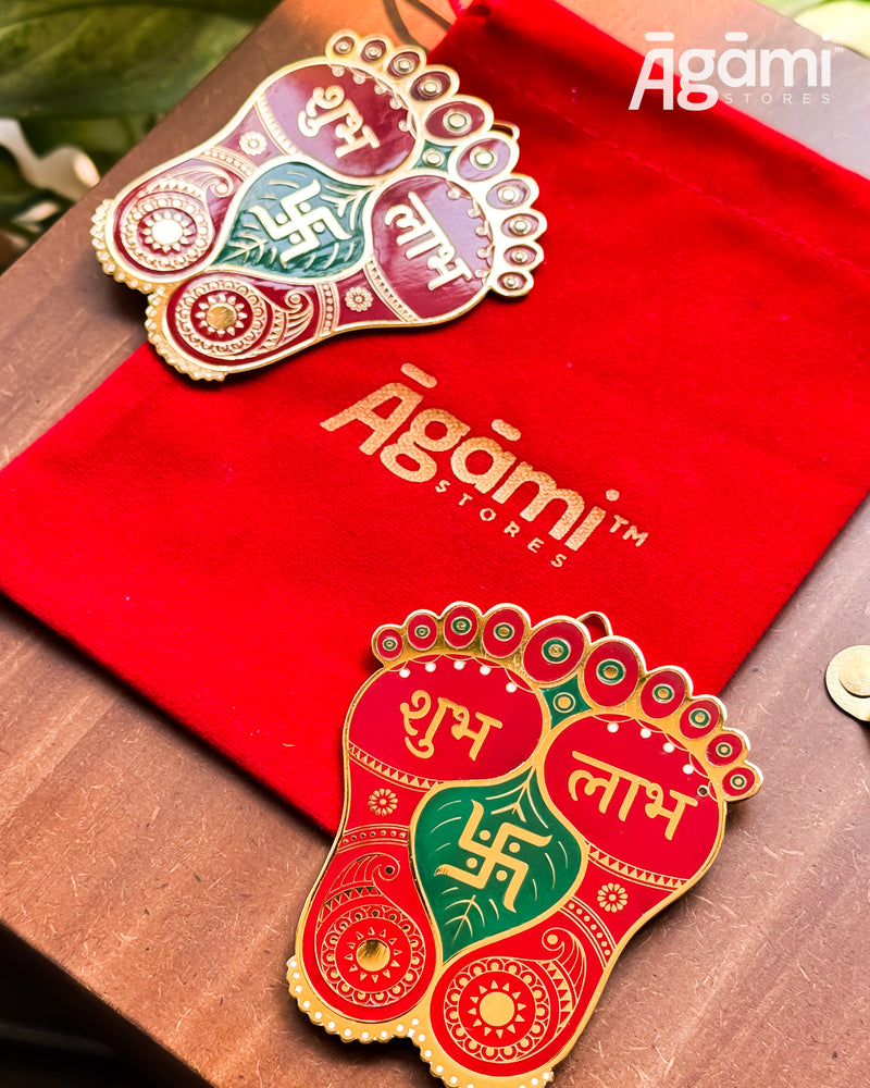 Decorative Shubh Labh | Metallic Gold Plated