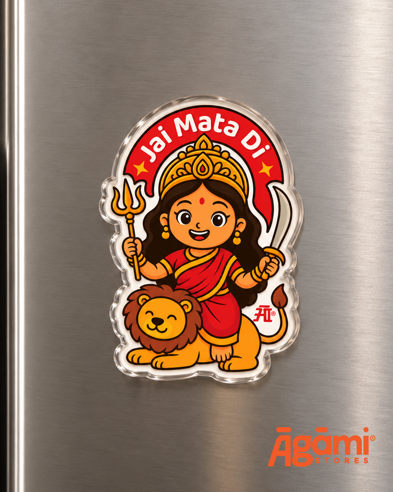 Jai Mata Di | Acrylic Fridge Magnet
