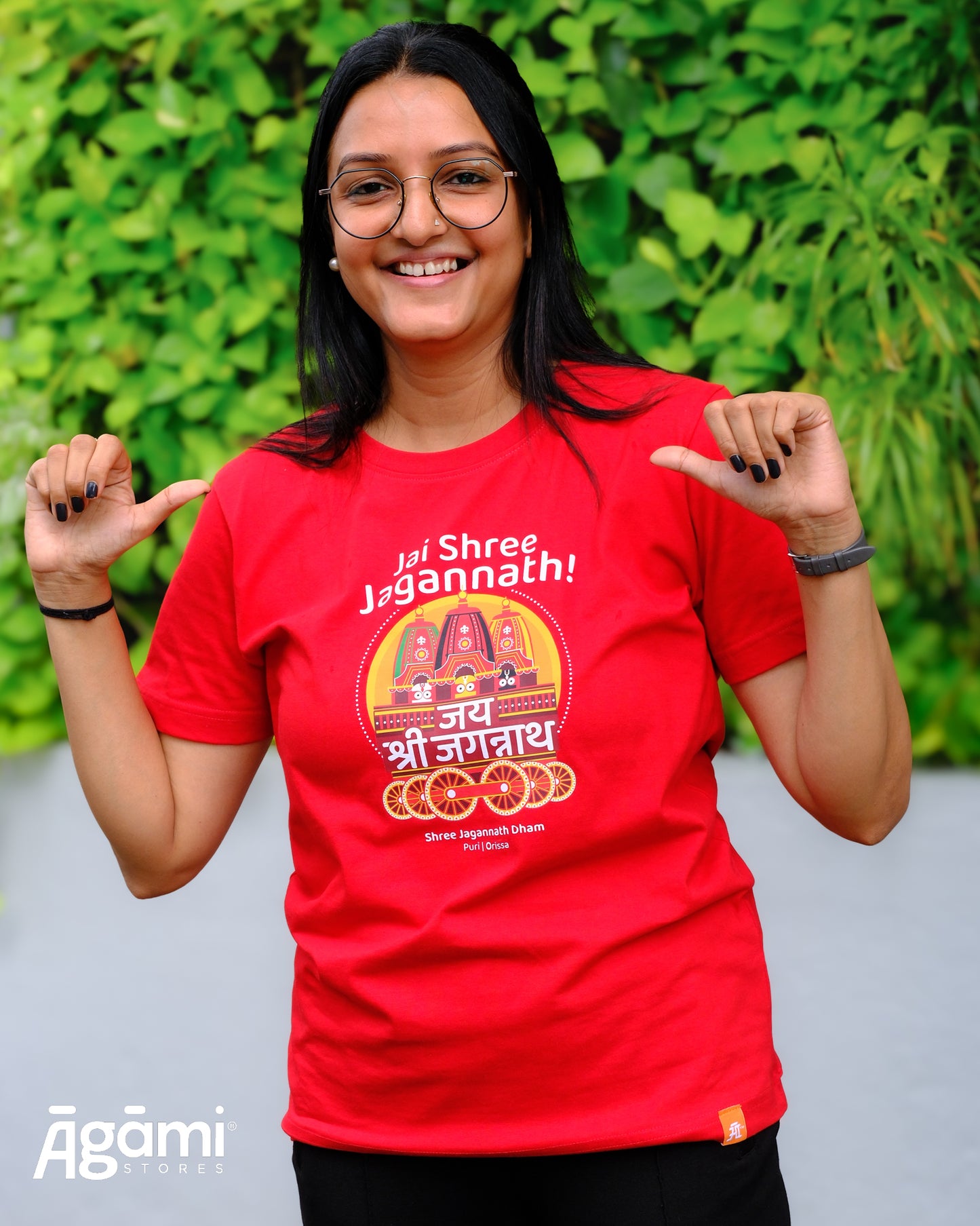 Jai Shree Jagannath Rath Tshirt - Red