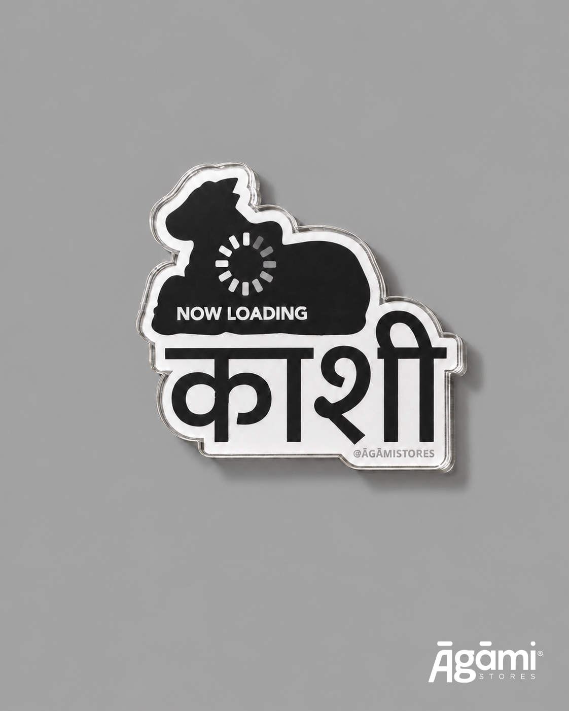 Kashi Loading | Acrylic Fridge Magnet