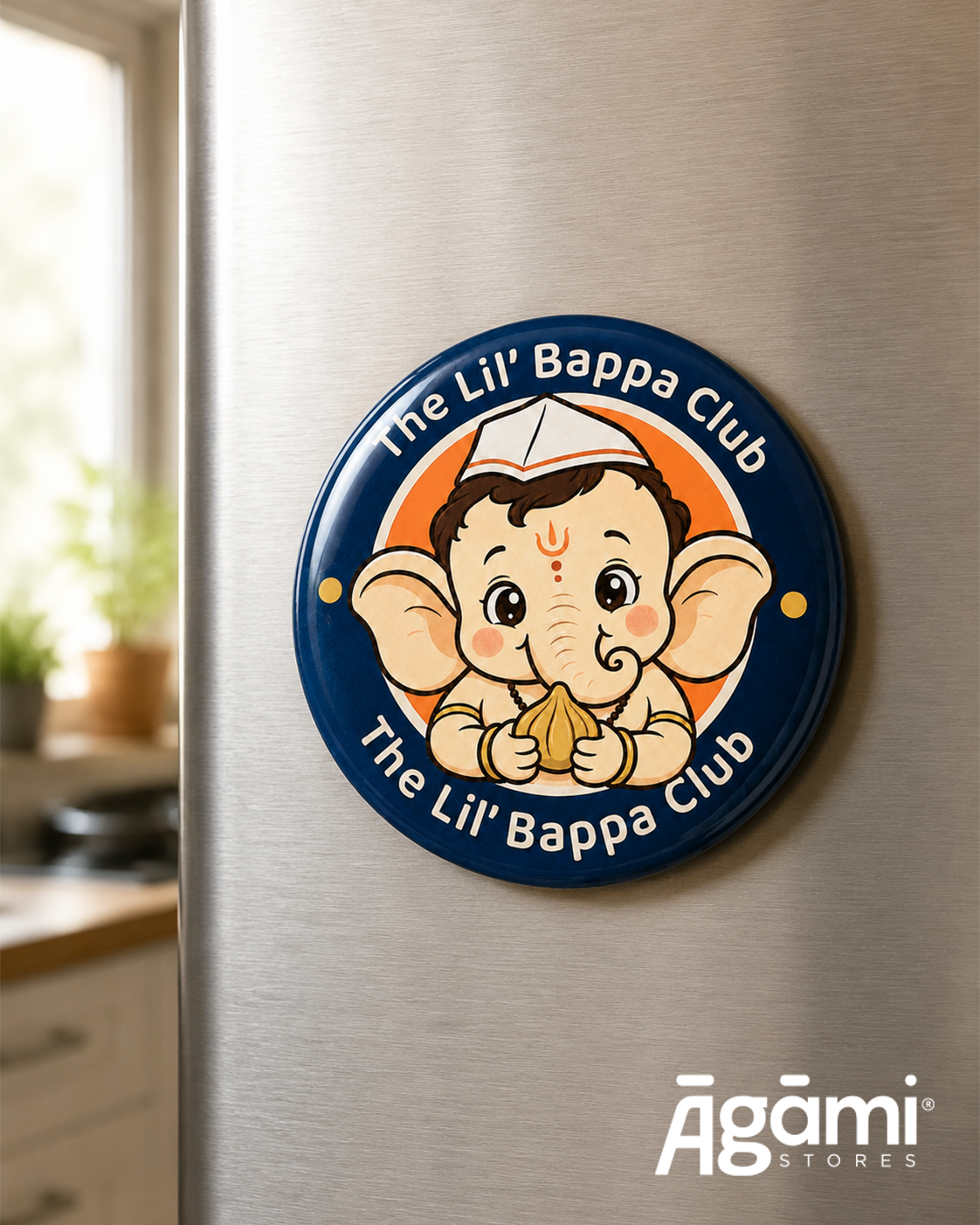 The Lil' Bappa Club | Pin Badge + Magnet