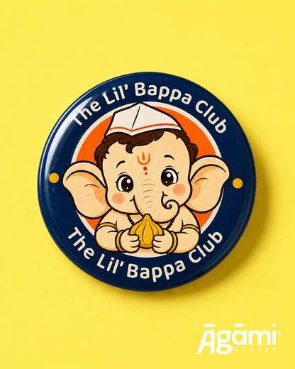 The Lil' Bappa Club | Pin Badge + Magnet