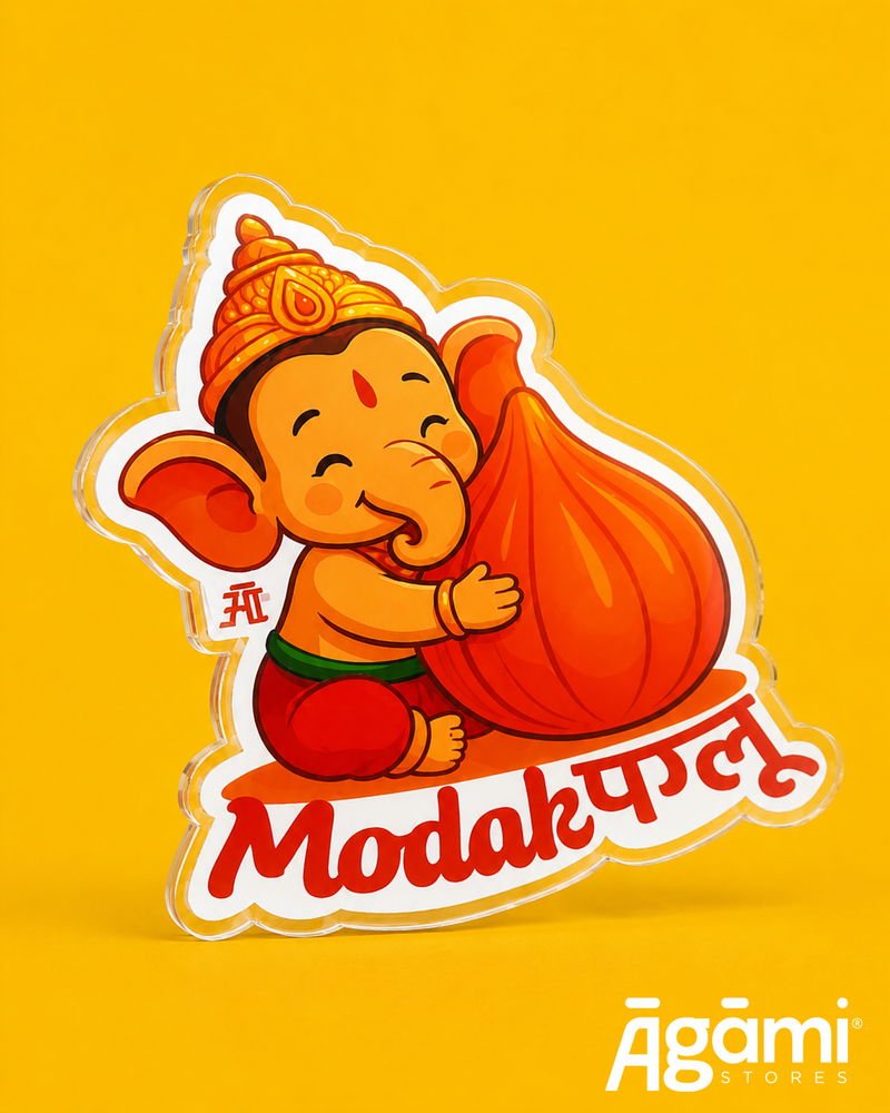 Modak Paglu - Acrylic Fridge Magnet