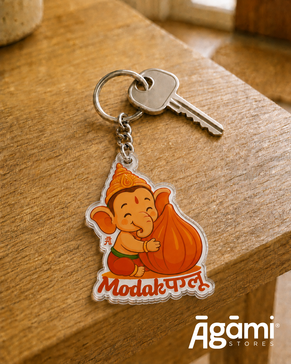 Modak Paglu | Acrylic Keychain