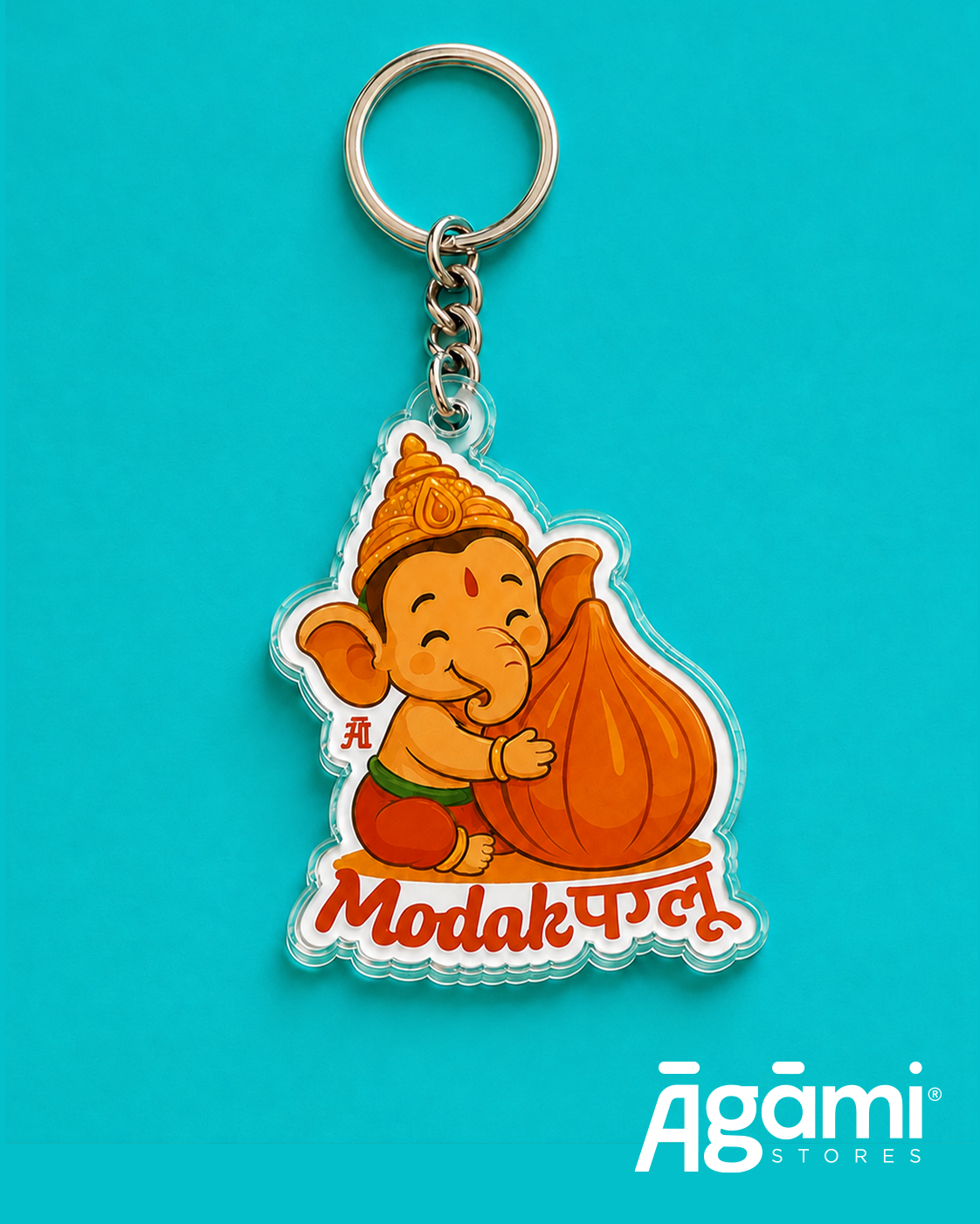 Modak Paglu | Acrylic Keychain