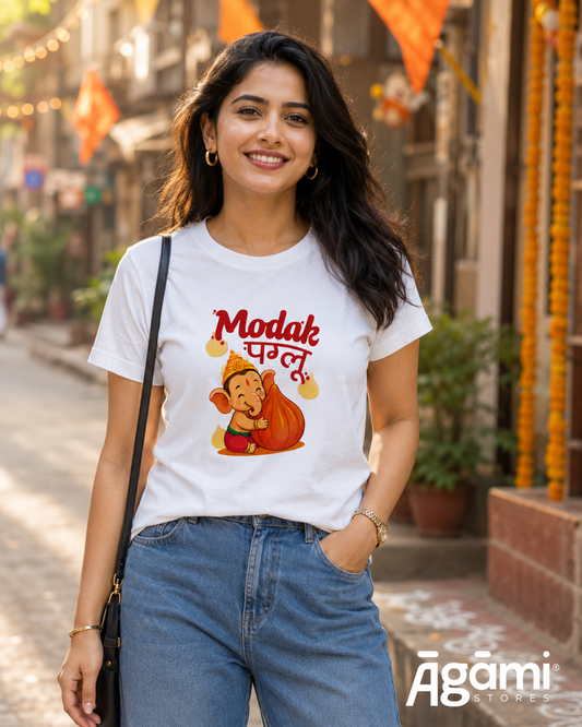 Modak Paglu | White
