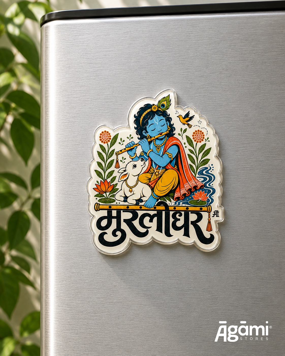 Murlidhar | Acrylic Fridge Magnet