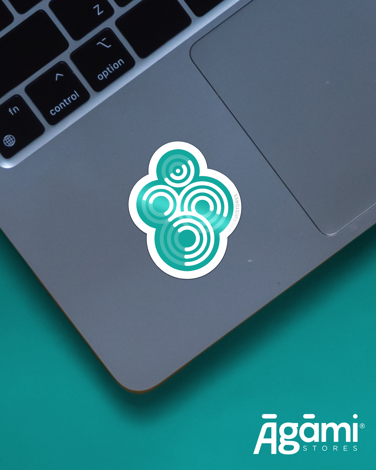 Om Aqua | Laptop & Mobile Sticker