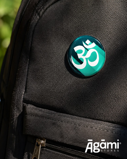 Om Symbol | Pin Badge +  Magnet