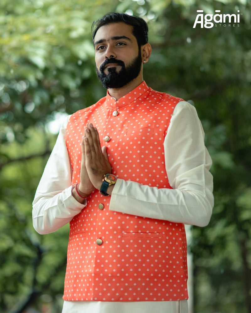 Orange Trishul | Modi Jacket