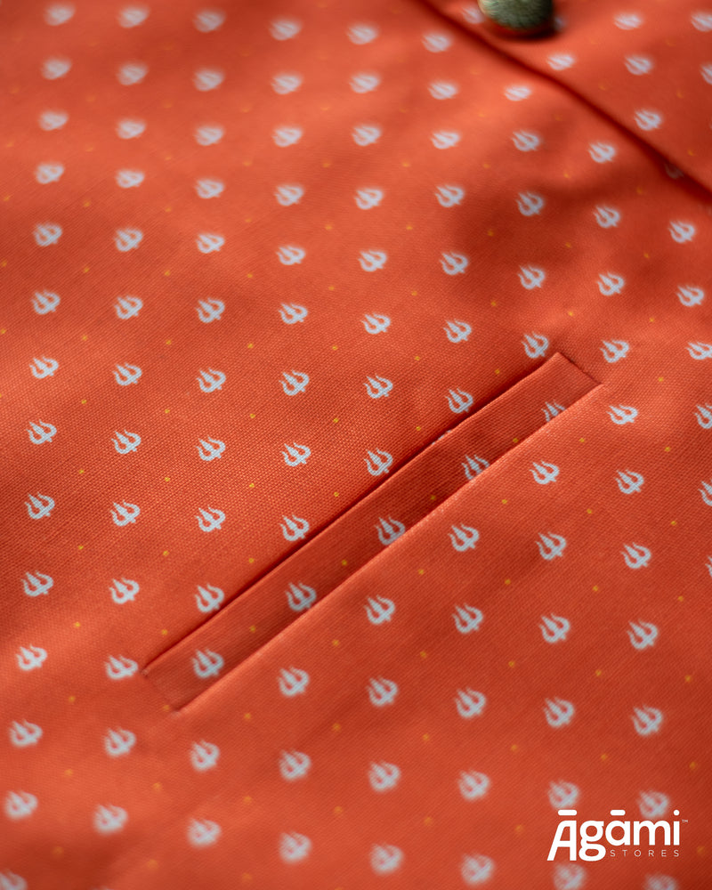 Orange Trishul | Modi Jacket