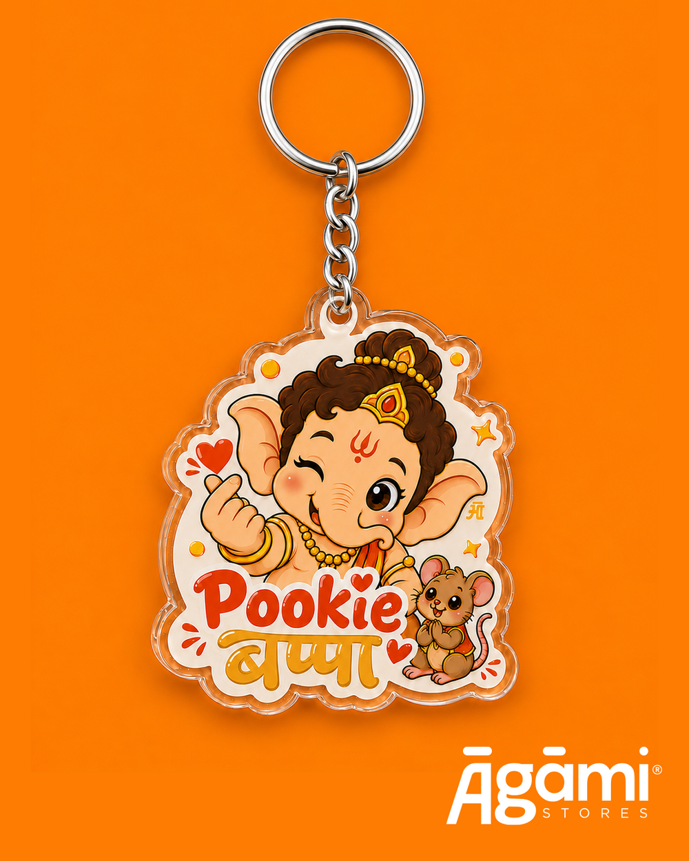 Pookie Bappa | Acrylic Keychain