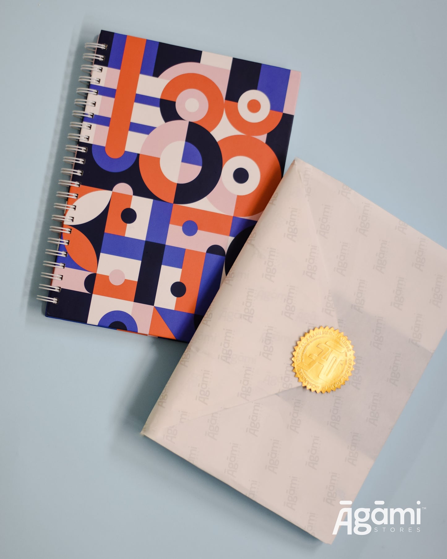 Sanatani Symbols A5 Spiral Notebook