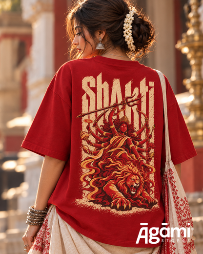 Shakti - Oversized Tshirt | Red