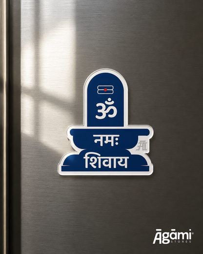 Om Namah Shivay Shivaling | Acrylic Fridge Magnet