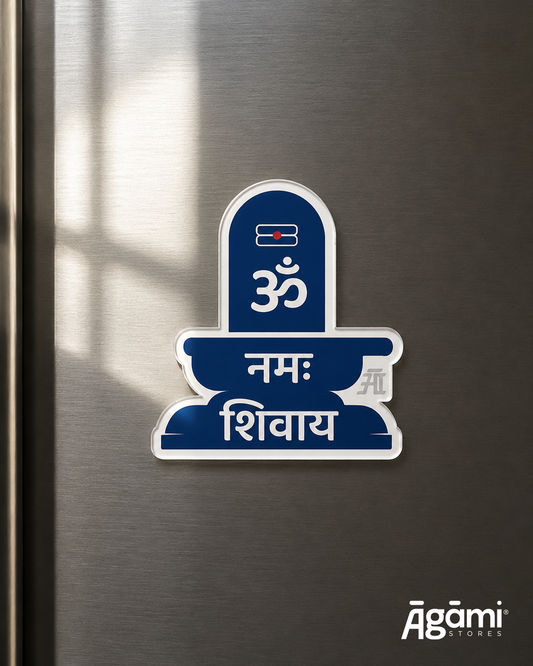Om Namah Shivay Shivaling | Acrylic Fridge Magnet
