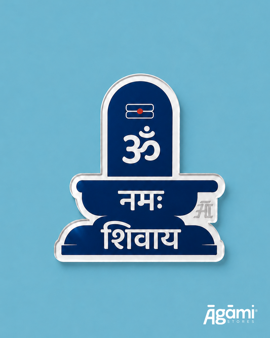 Om Namah Shivay Shivaling | Acrylic Fridge Magnet