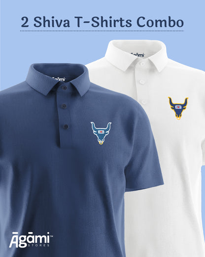 Combo Pack of 2 Polo Shiva Tshirts