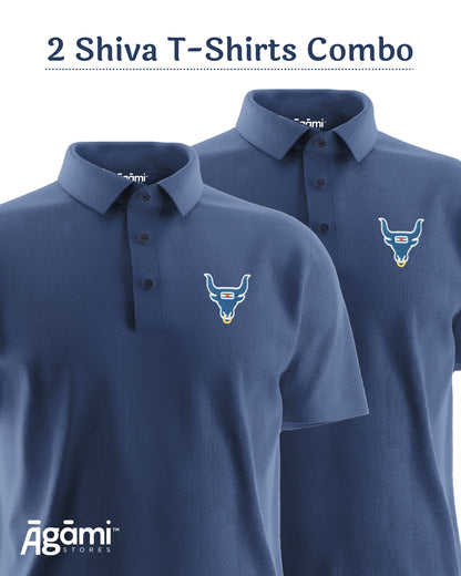Combo Pack of 2 Polo Shiva Tshirts
