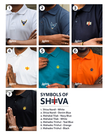 Combo Pack of 3 Shiva Polo Tshirts
