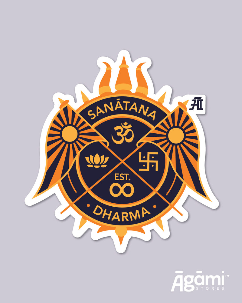 Sanatana Dharma Emblem | Laptop & Mobile Sticker