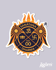Sanatana Dharma Emblem | Laptop & Mobile Sticker